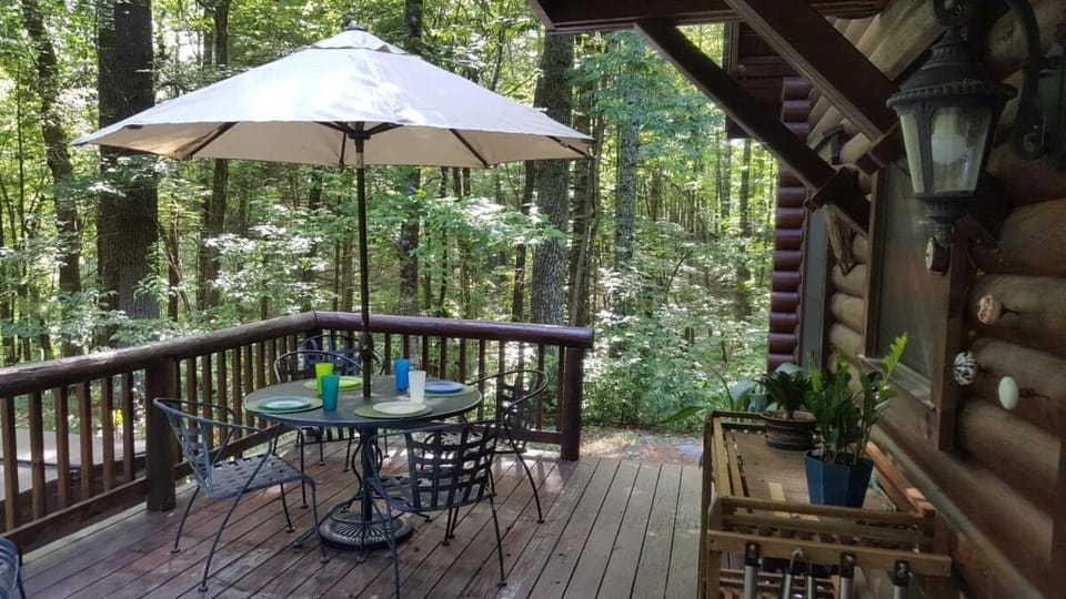 Appalachian Cabin- Trout Stream Firepit Hot Tub Cabin in Georgia