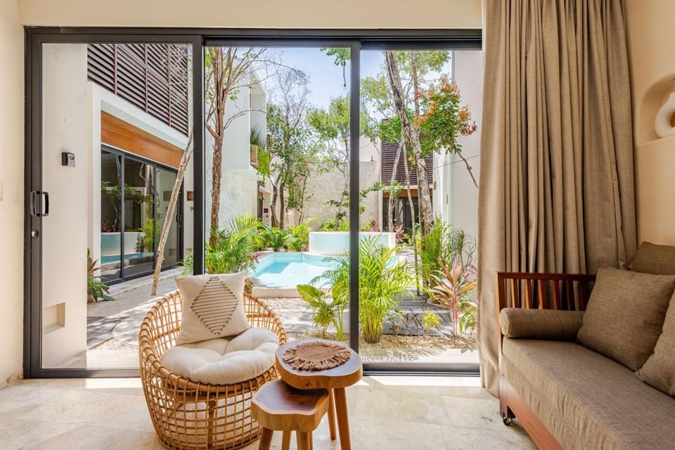 Day, Living room, Garden view, Pool view