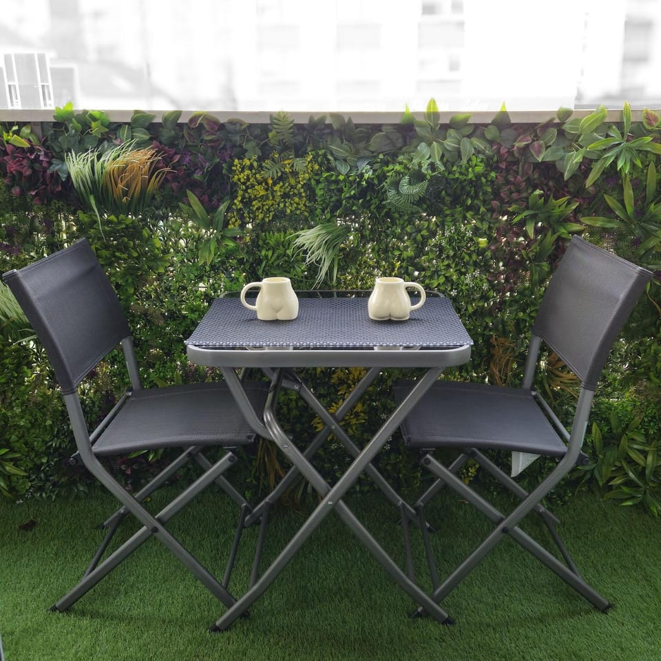 Property building, Day, Garden, Balcony/Terrace, Balcony/Terrace, Living room, Dining area