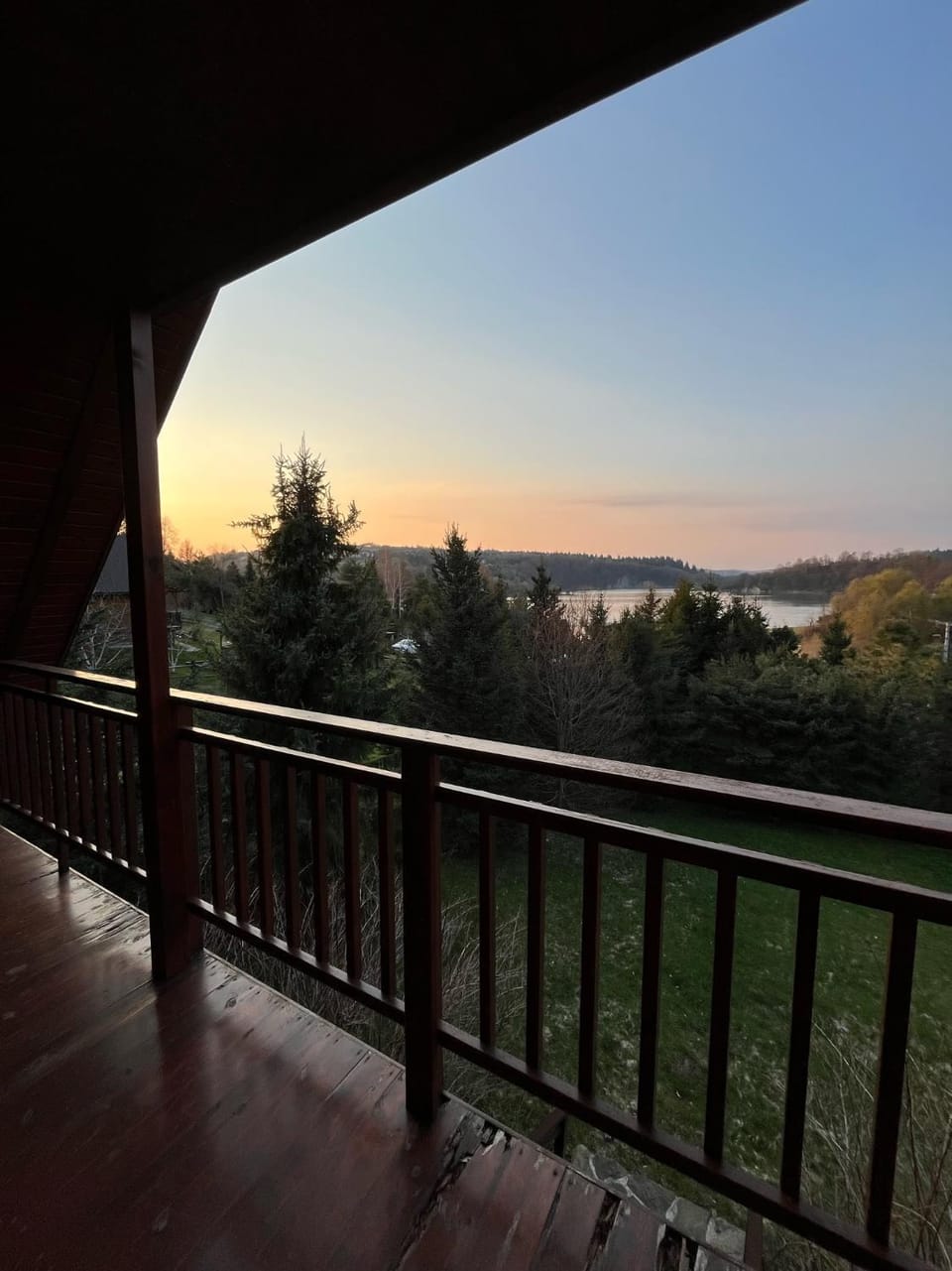 Natural landscape, View (from property/room), Balcony/Terrace, Lake view, Sunset