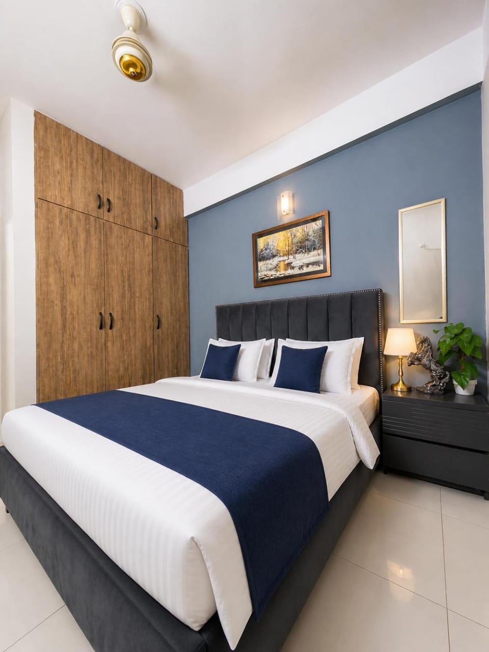 Bed, Photo of the whole room, Bedroom, wardrobe