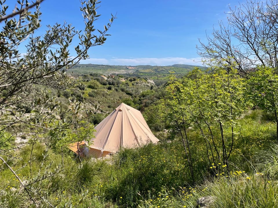 Ananda Glamping natural escape Luxury tent in Sicily