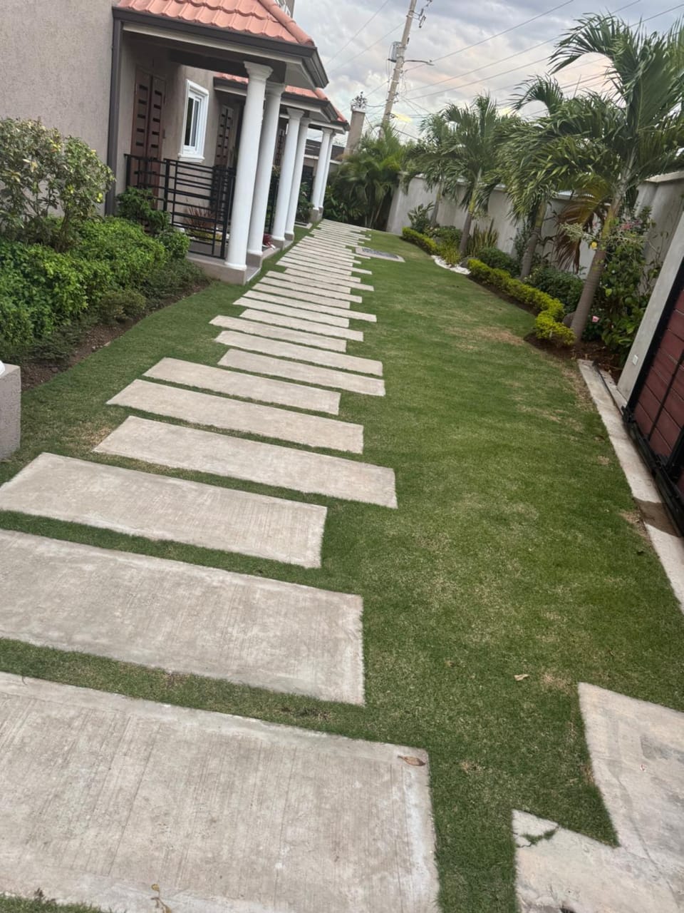 Property building, Garden view