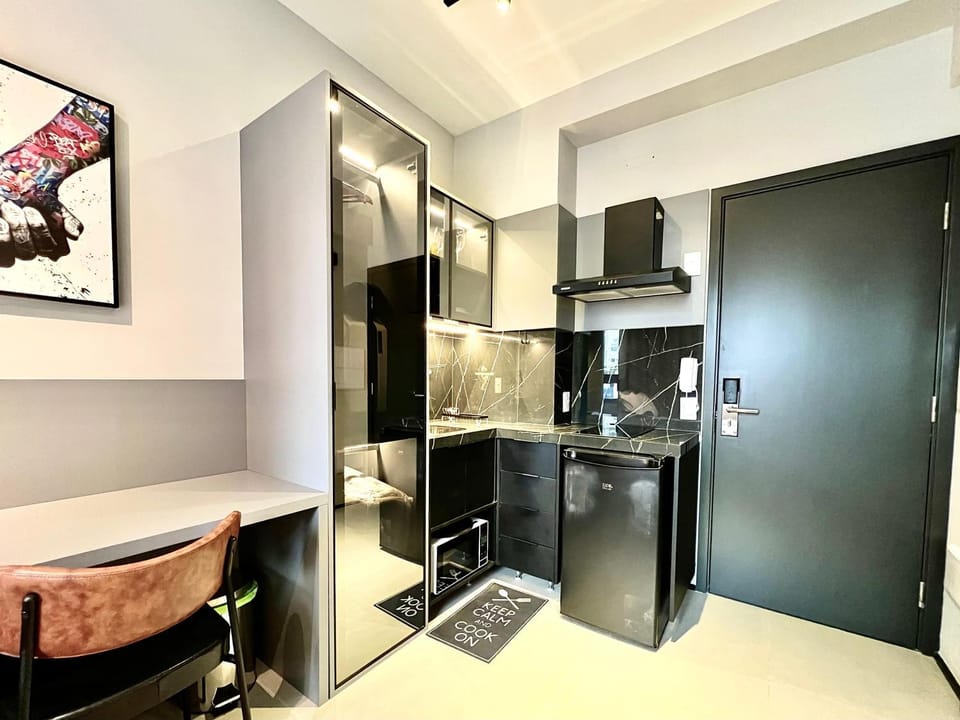 Kitchen or kitchenette, minibar, pet friendly, stove