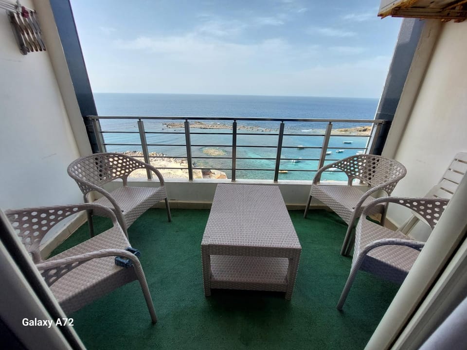 View (from property/room), Balcony/Terrace, Balcony/Terrace, Seating area, Sea view