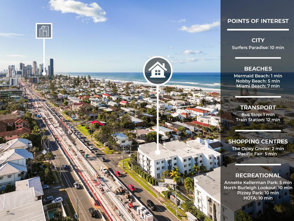 Saltair Retreat Apartment in Mermaid Beach