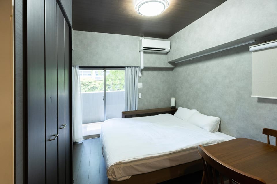Bed, Photo of the whole room, Bedroom, wardrobe