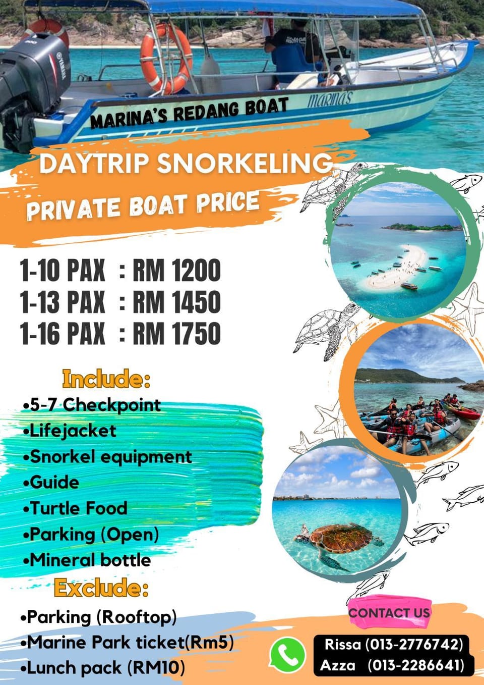 Marina's Redang Boat Docked boat in Terengganu, Malaysia