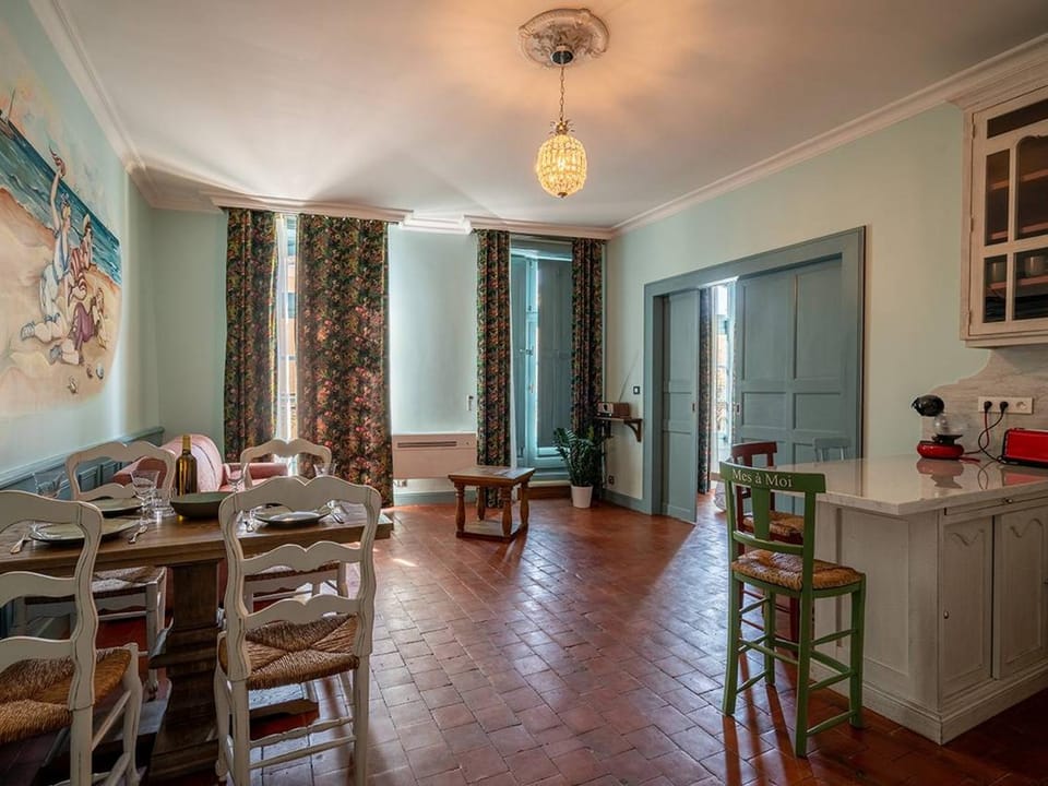 Appartement charmant, climatisé, centre historique de Pézenas, animaux admis - FR-1-607-213 Apartment in Pézenas