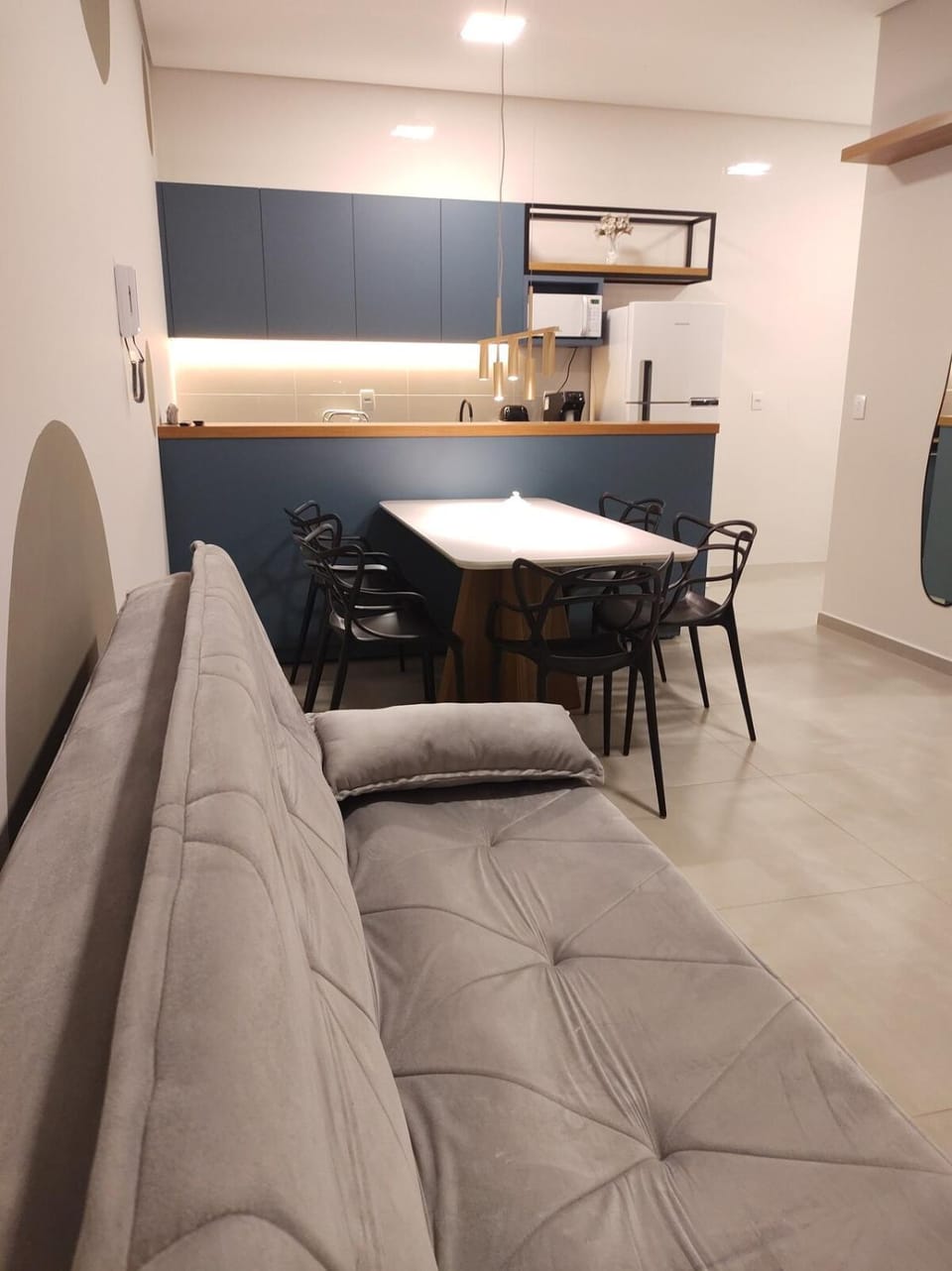 Kitchen or kitchenette, Living room, Dining area