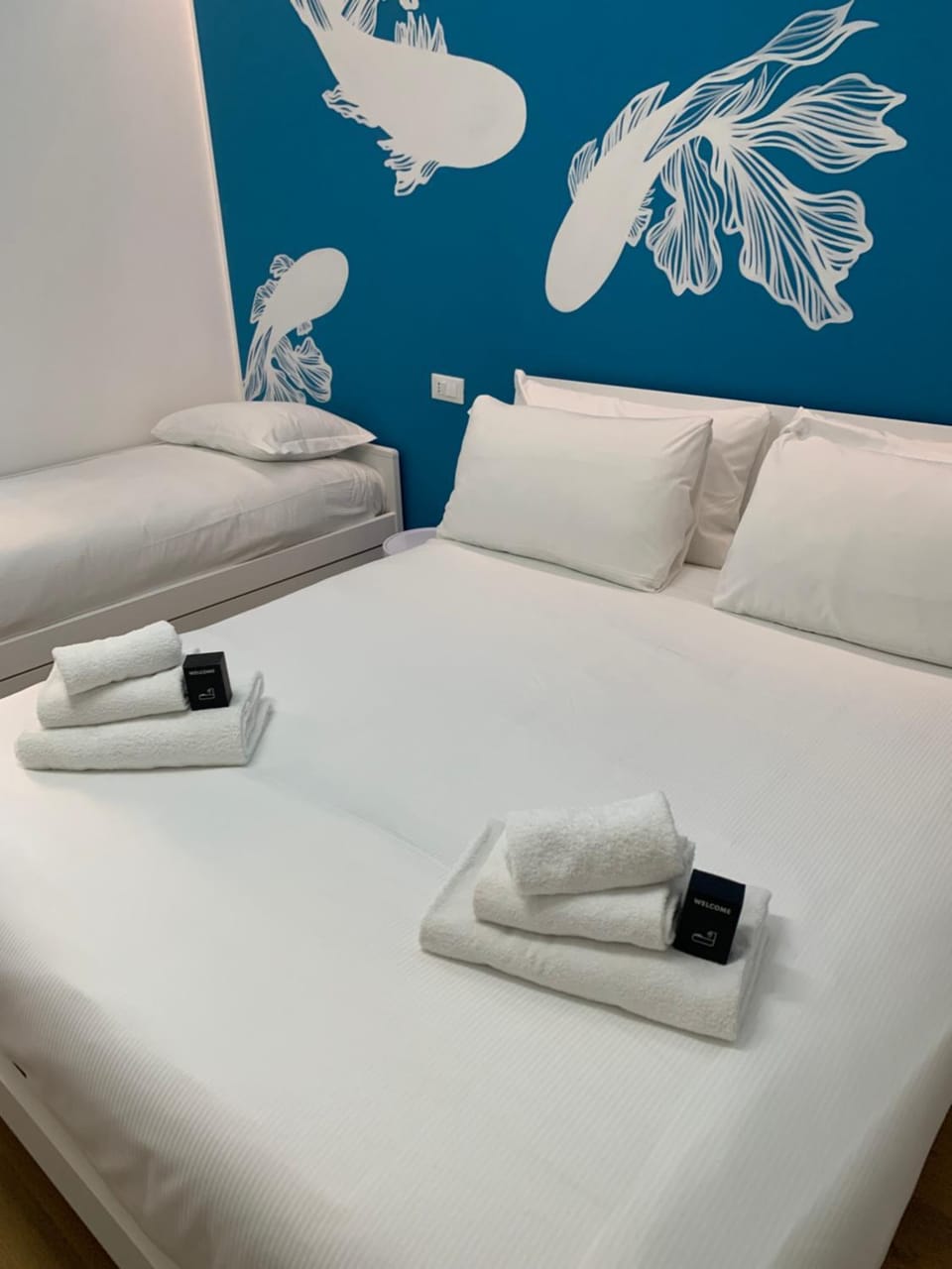 Decorative detail, towels