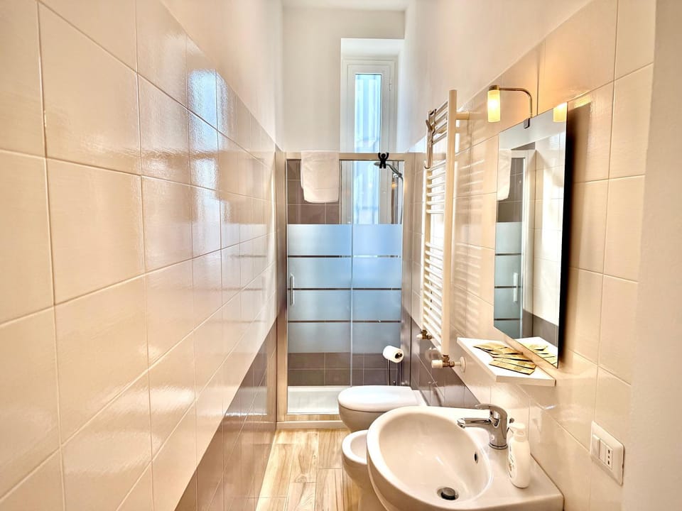 Shower, Toilet, Bathroom, towels