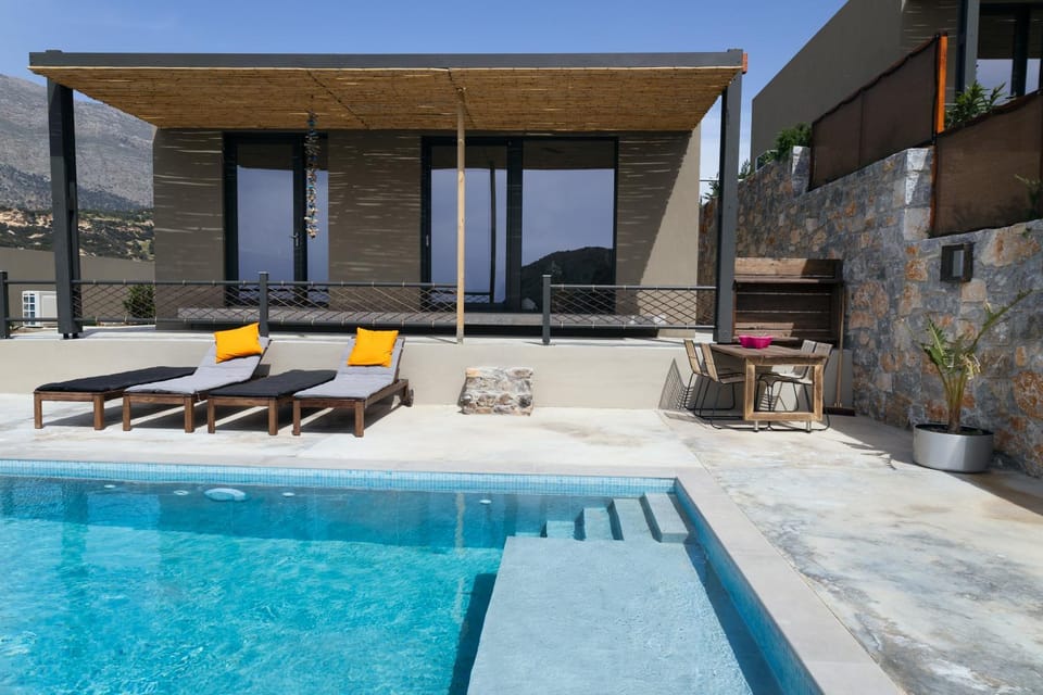 Property building, Day, View (from property/room), Pool view, Swimming pool, sunbed