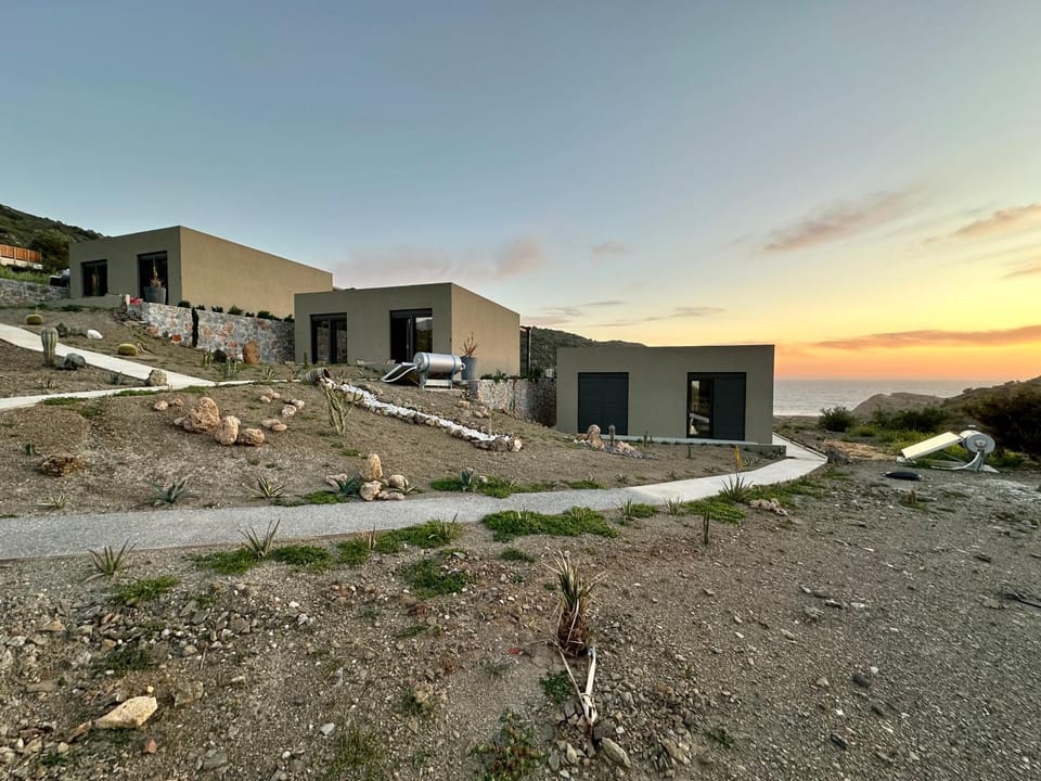 Property building, Natural landscape, Sunset