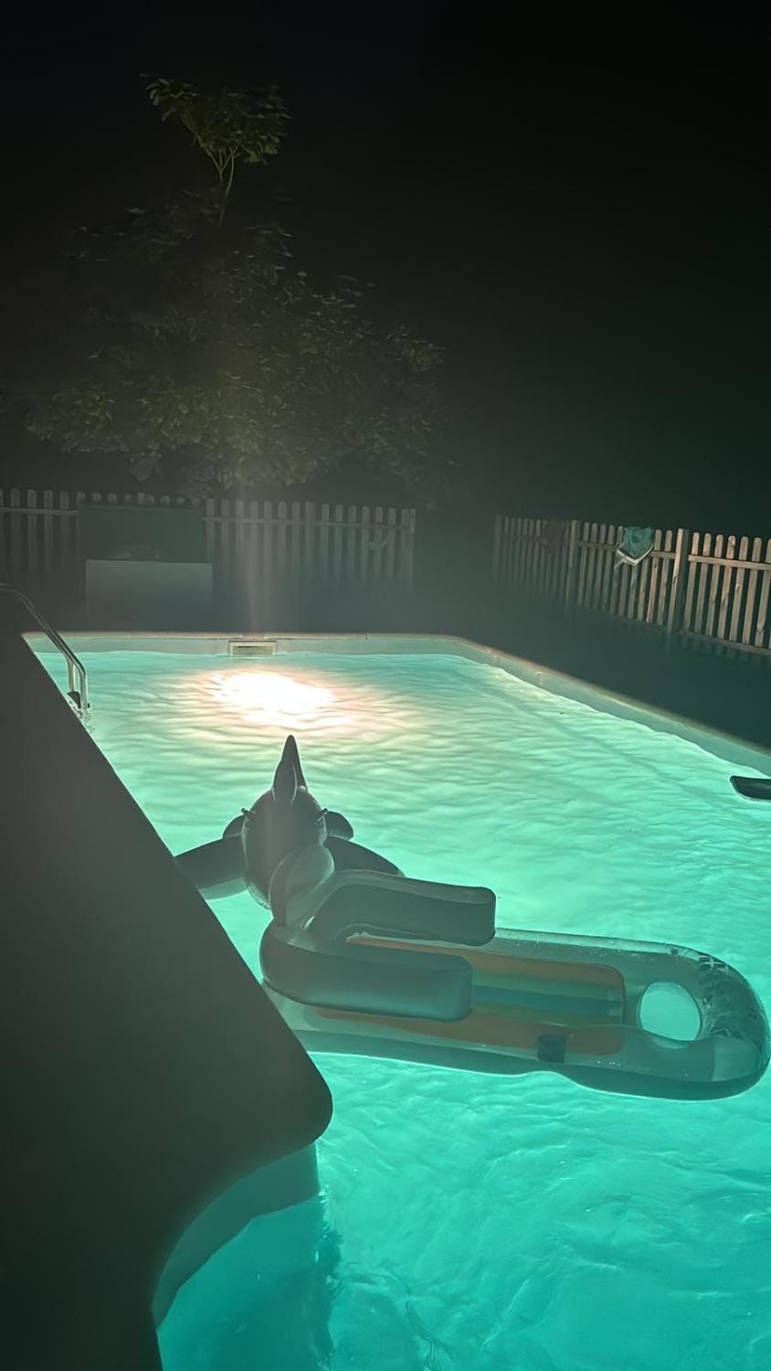Night, Swimming pool