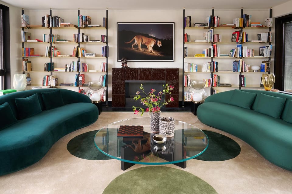 Library, Living room