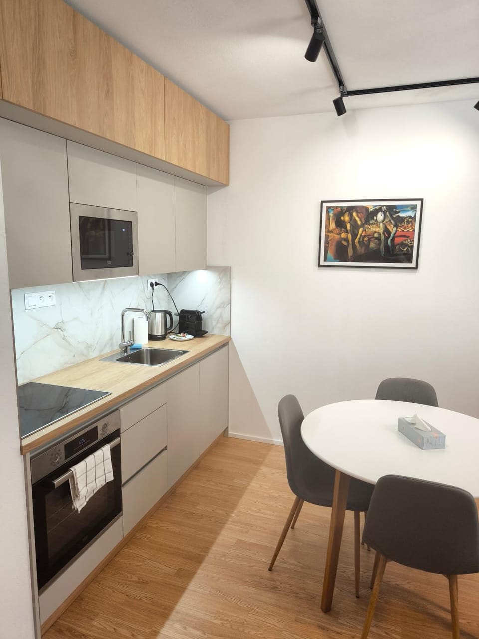 Kitchen or kitchenette, Dining area, oven, stove