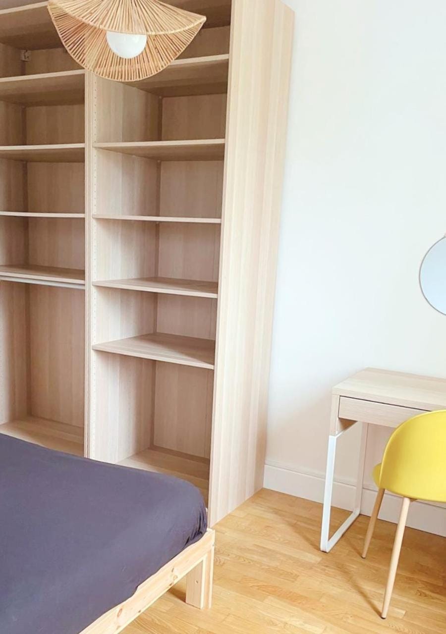 Bed, Photo of the whole room, Bedroom, wardrobe