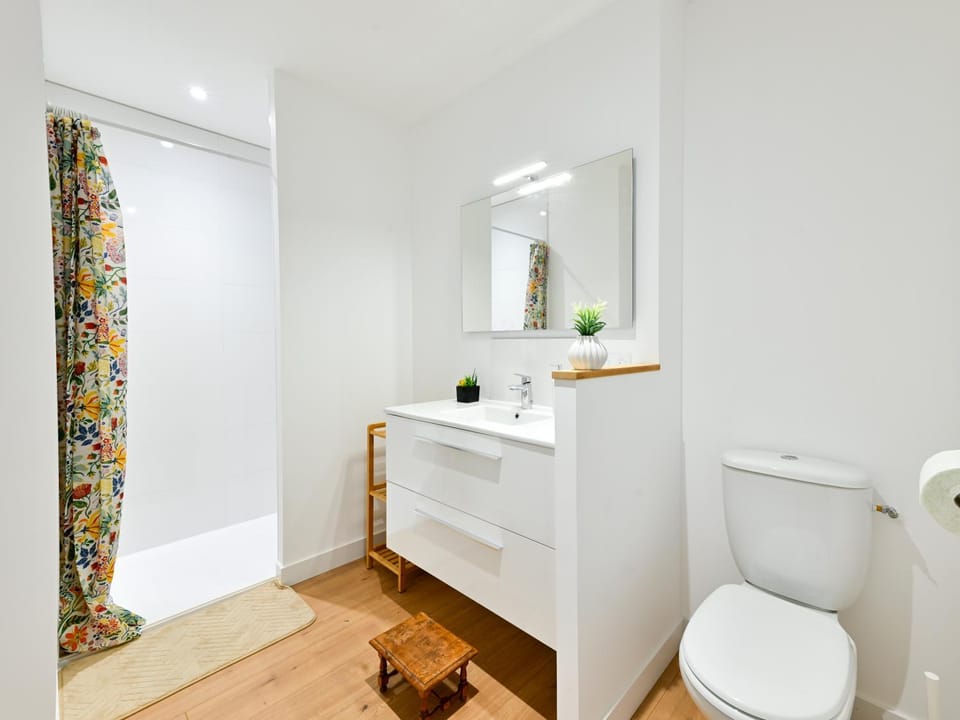 Shower, Toilet, Bathroom, hair dryier