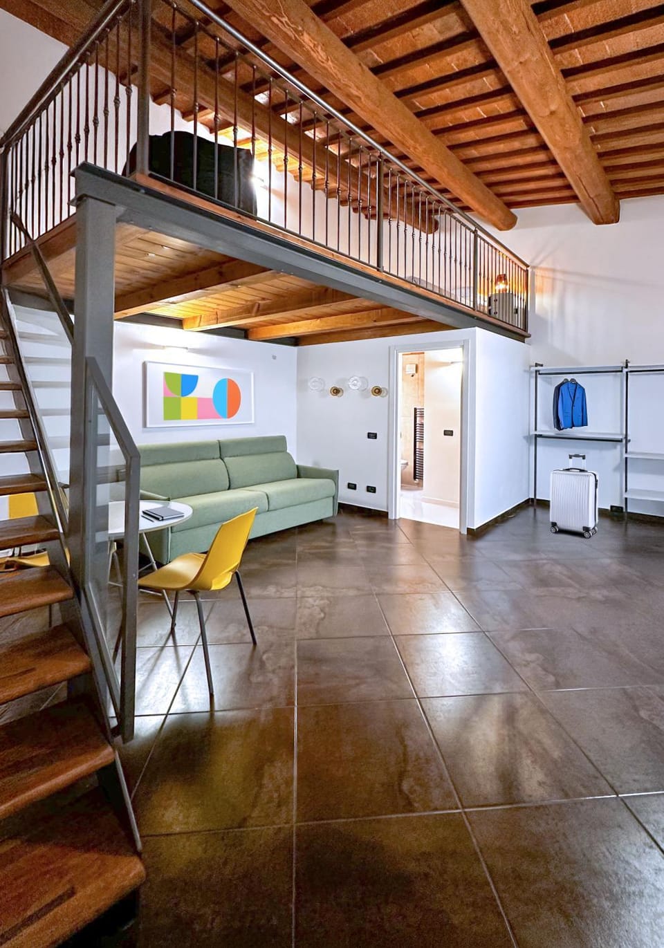 Living room, Seating area, heating, wardrobe, air conditioner