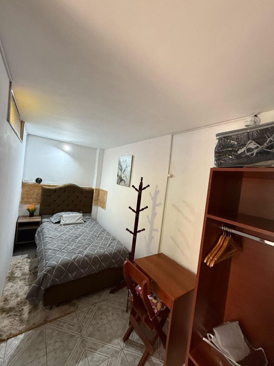 Bed, Photo of the whole room, Bedroom, wardrobe