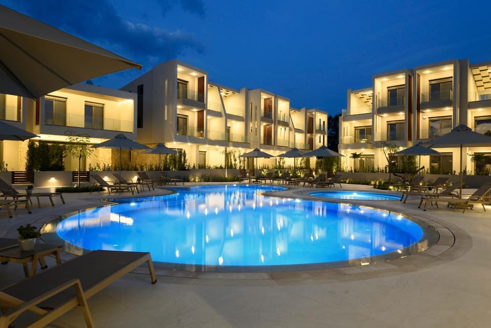 Night, Swimming pool