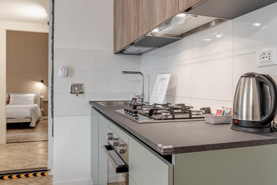 Kitchen or kitchenette, Living room