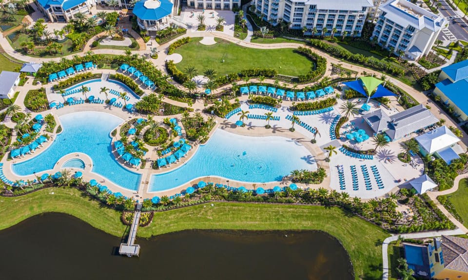Day, Bird's eye view, Swimming pool