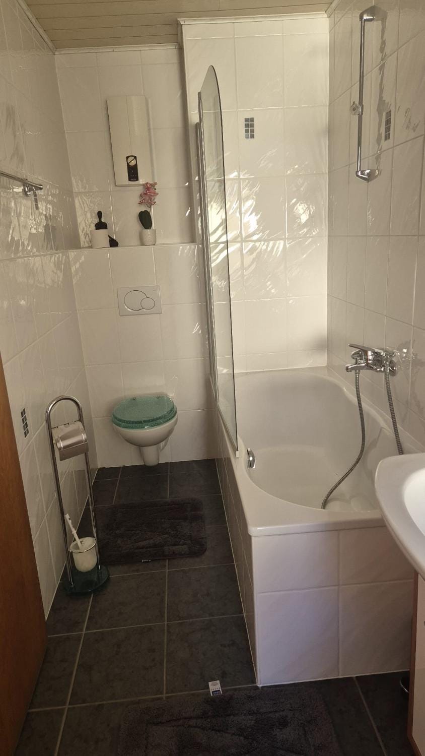 Shower, Toilet, Bathroom, Bath, towels