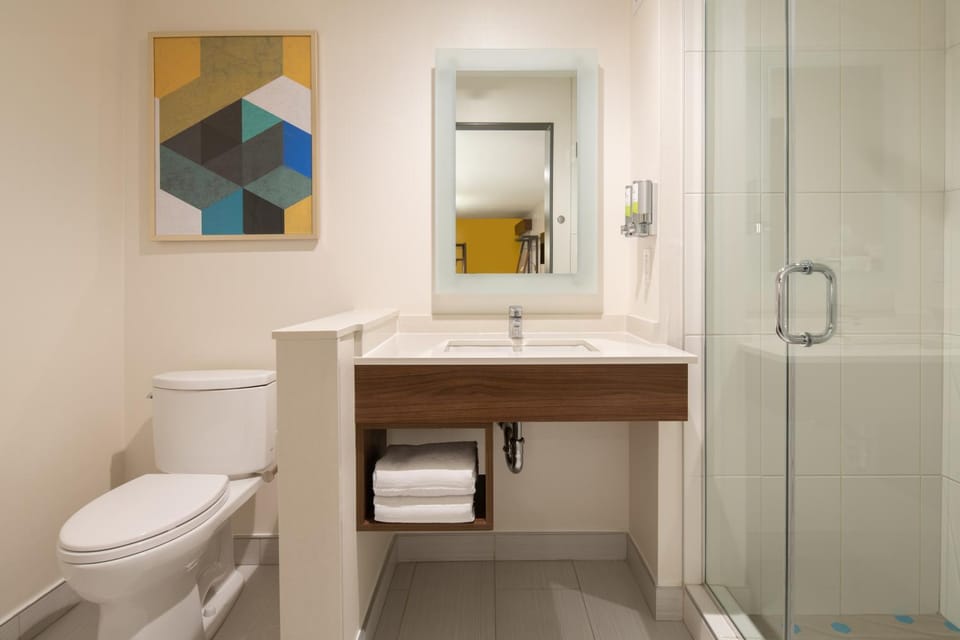 Shower, Toilet, Bathroom, towels