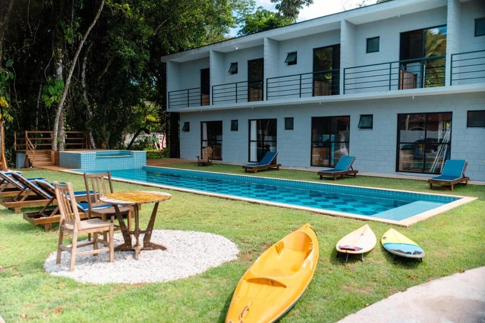 Flats BorAmar - Quarto terreo 05 Apartment in Caraguatatuba