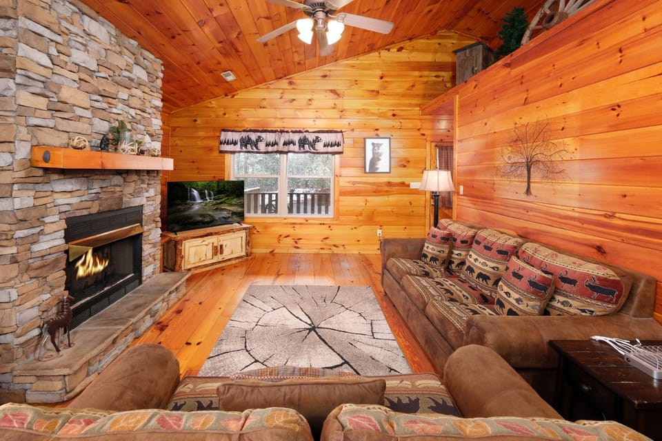 Luxury Theatre Cabin Lights, Camera, Relax Cabin in Sevierville