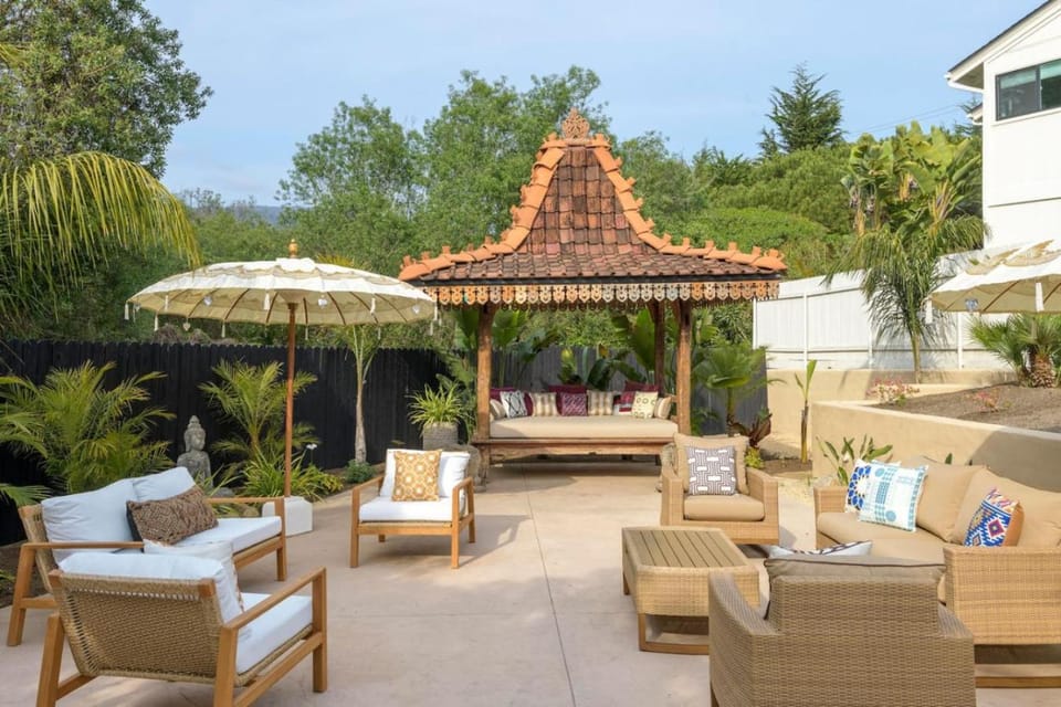 Property building, Garden, Garden view