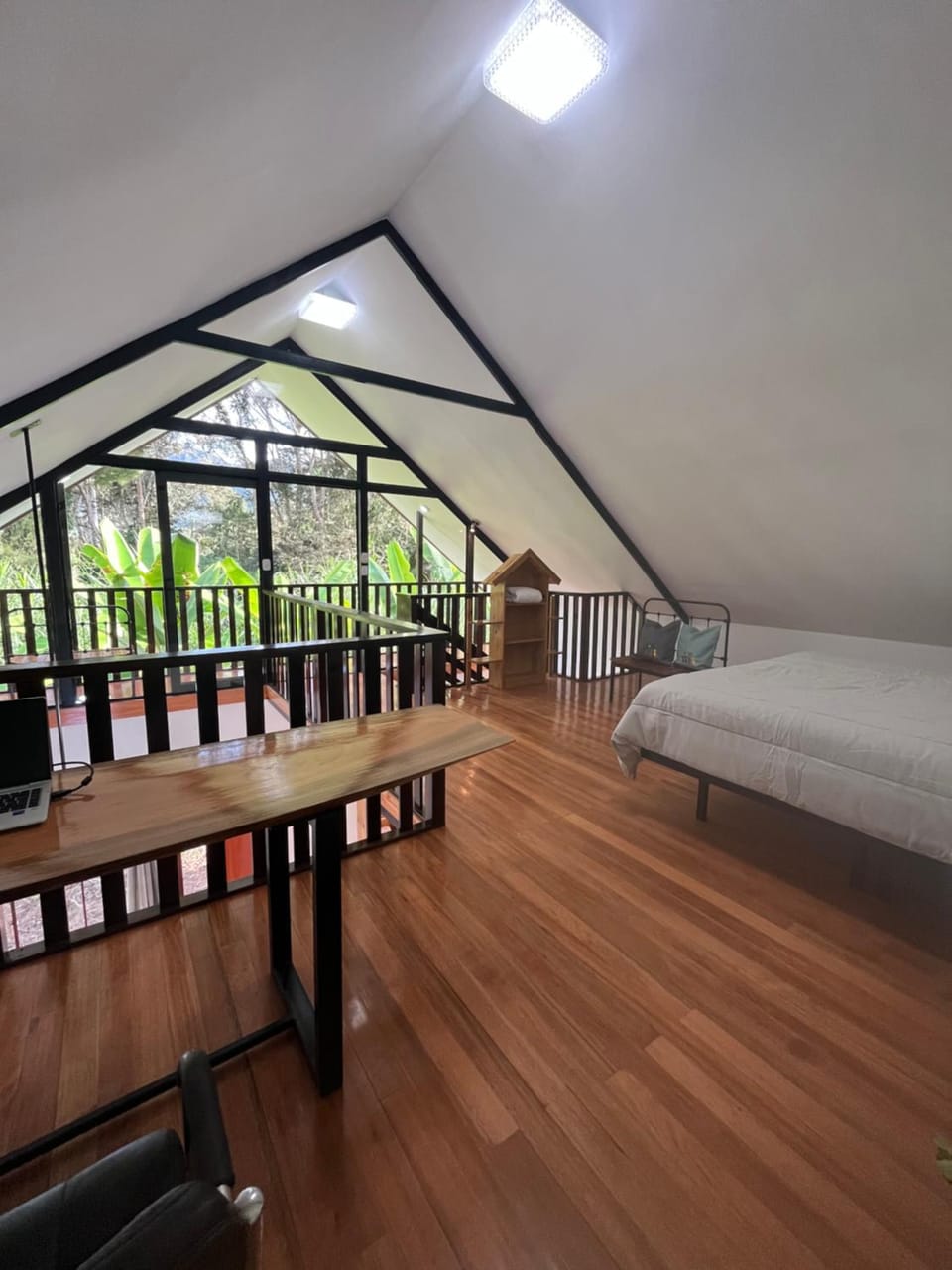 Bed, View (from property/room), Balcony/Terrace, Photo of the whole room, Bedroom