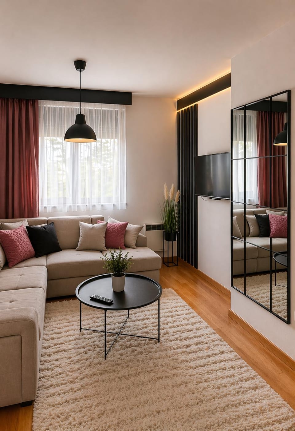 Living room, Photo of the whole room, Seating area