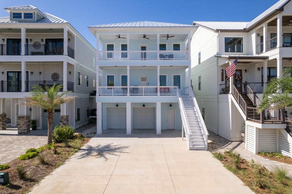 Steps to Beach: New Navarre Home w/ Ocean Views! House in Pensacola Beach