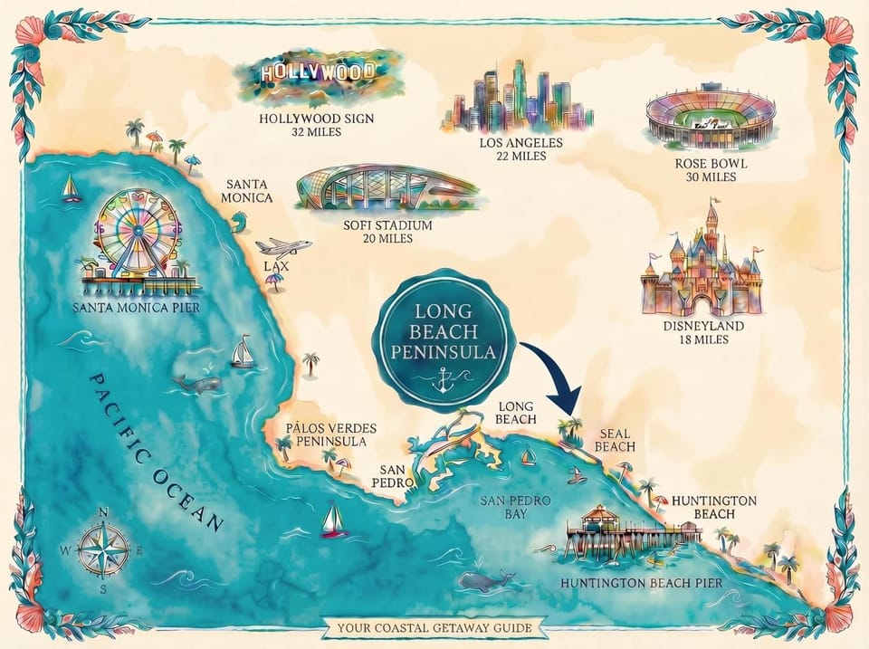 Beach Paradise - Stunning 3-Story in Long Beach House in Long Beach