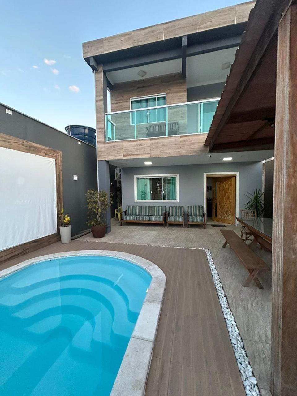Casa com telão e Área gourmet 550 metros da praia House in State of São Paulo
