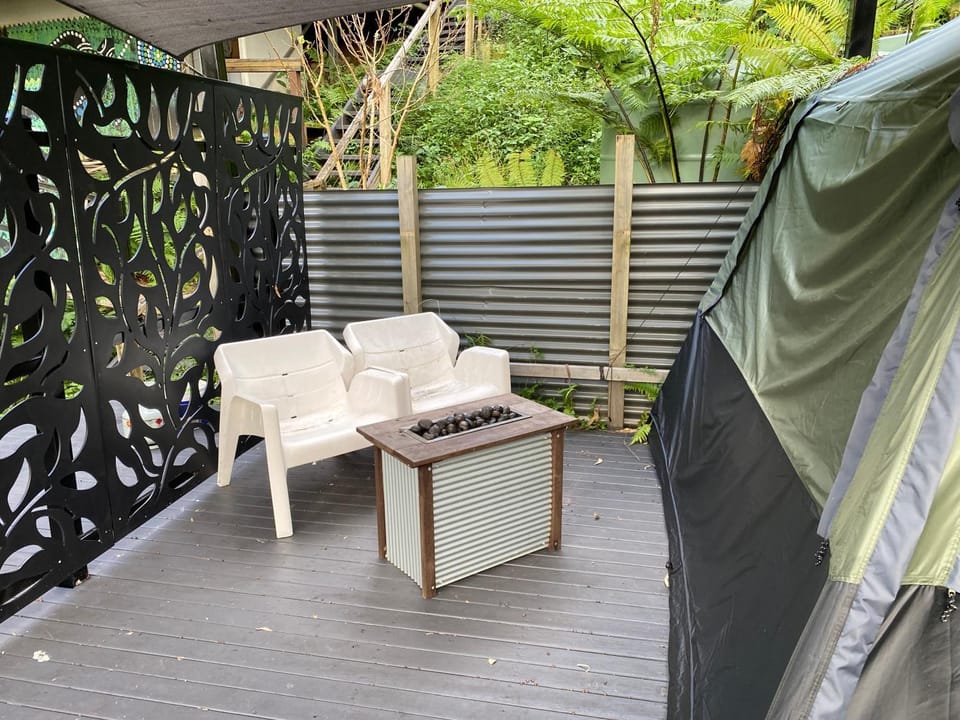 Balcony/Terrace, fireplace