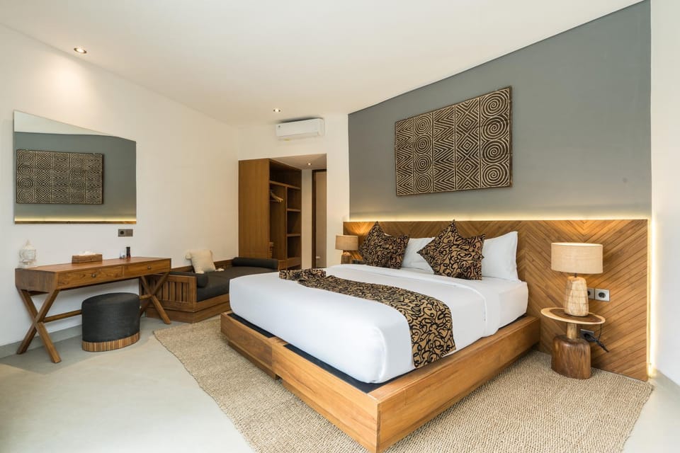 Bed, Bedroom, air conditioner