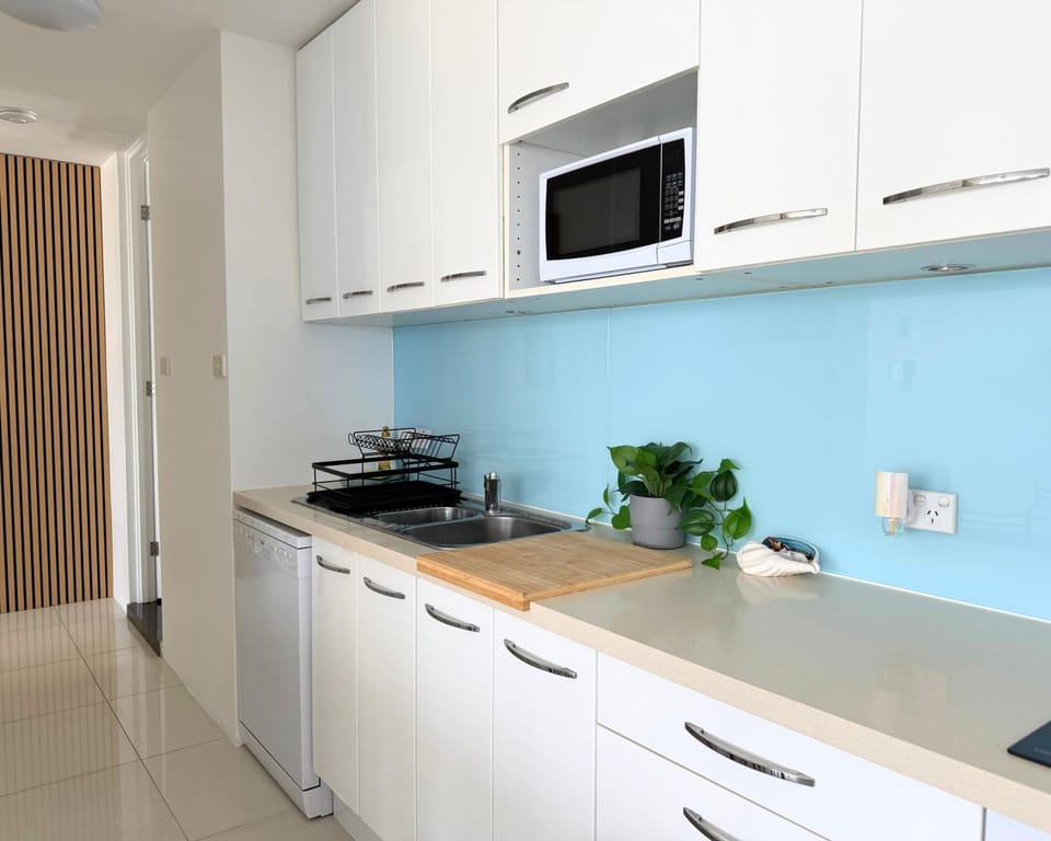 Kitchen or kitchenette, dishwasher, stove, kitchen