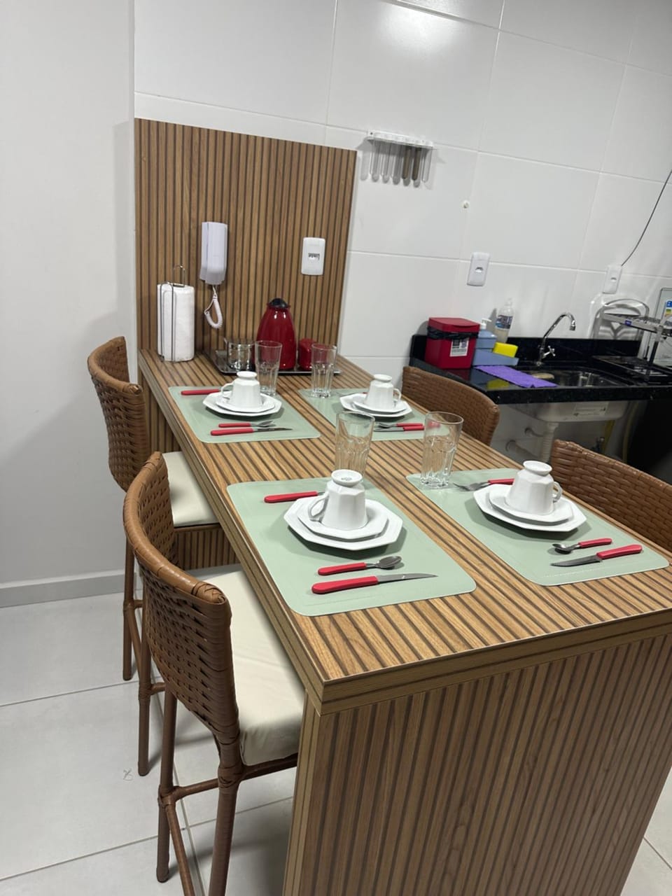 Kitchen or kitchenette, Living room, Dining area, air conditioner