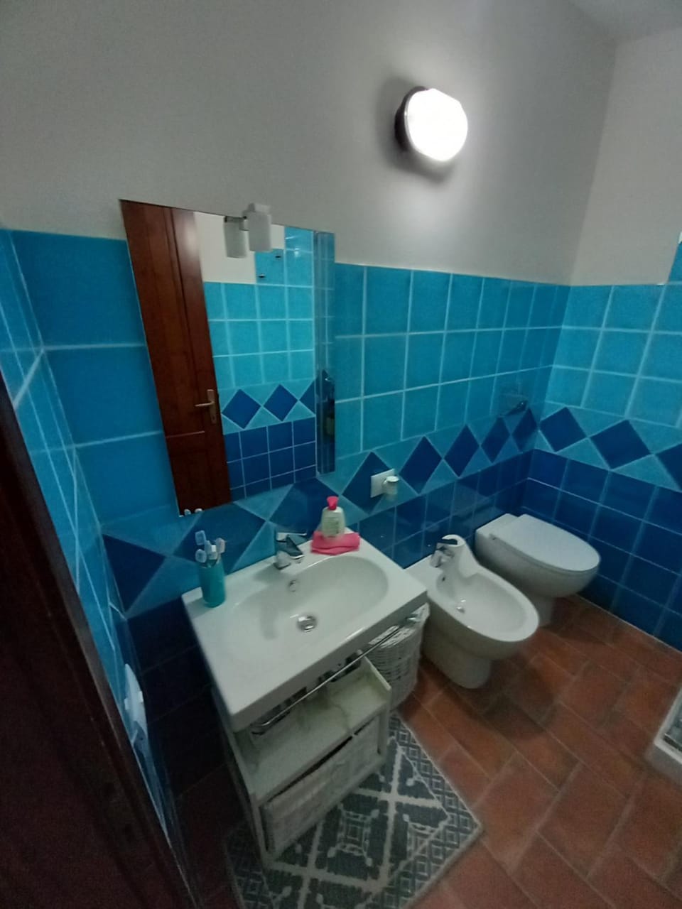 Bathroom, Living room