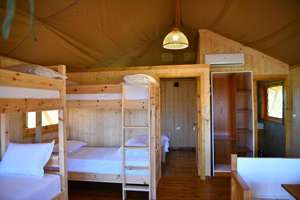 Glamping Albania Rafting Permet Luxury tent in North Macedonia