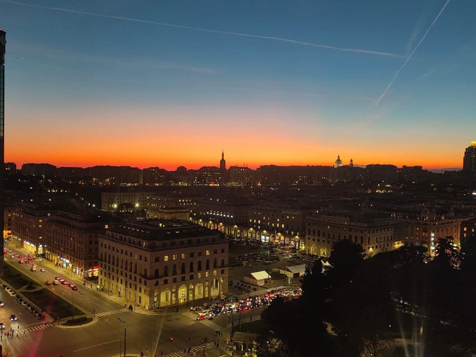 Nearby landmark, Night, Neighbourhood, City view, Street view, Sunset