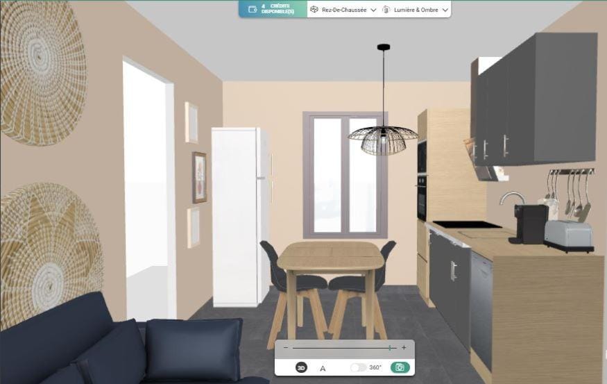 Kitchen or kitchenette