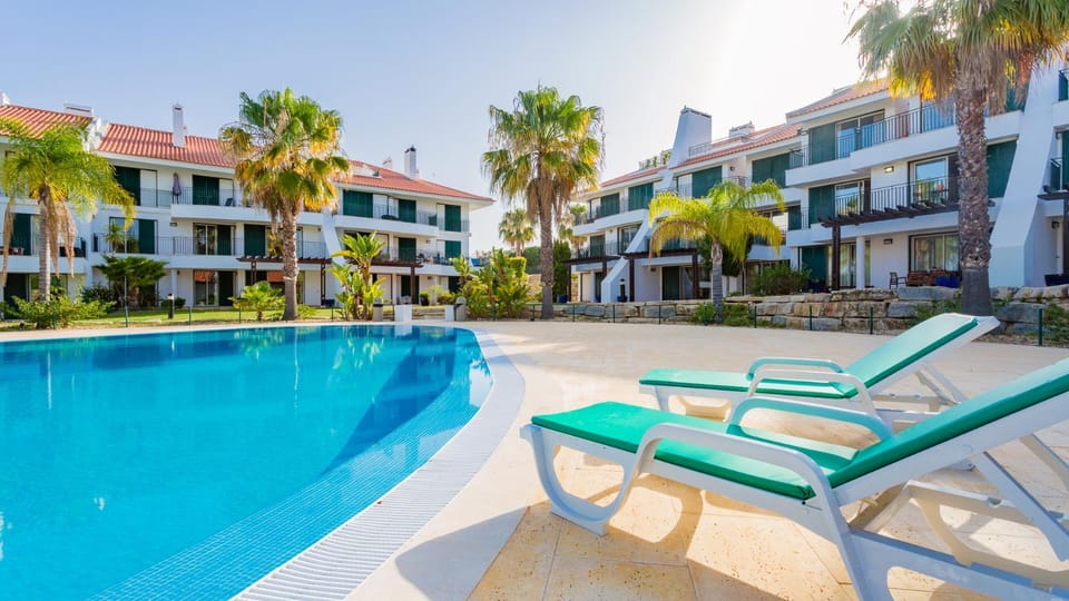 Property building, Pool view, sunbed