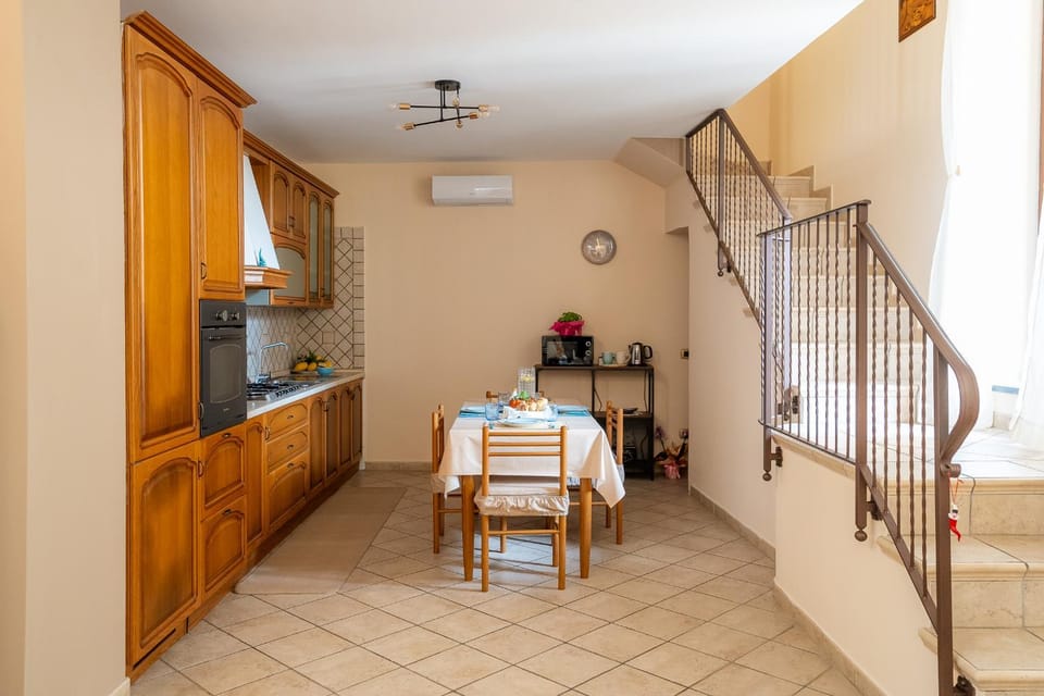Dining area, air conditioner