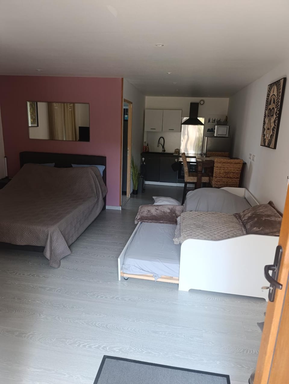 Grand studio dans maison parking privé gratuit Apartment in Grand Est