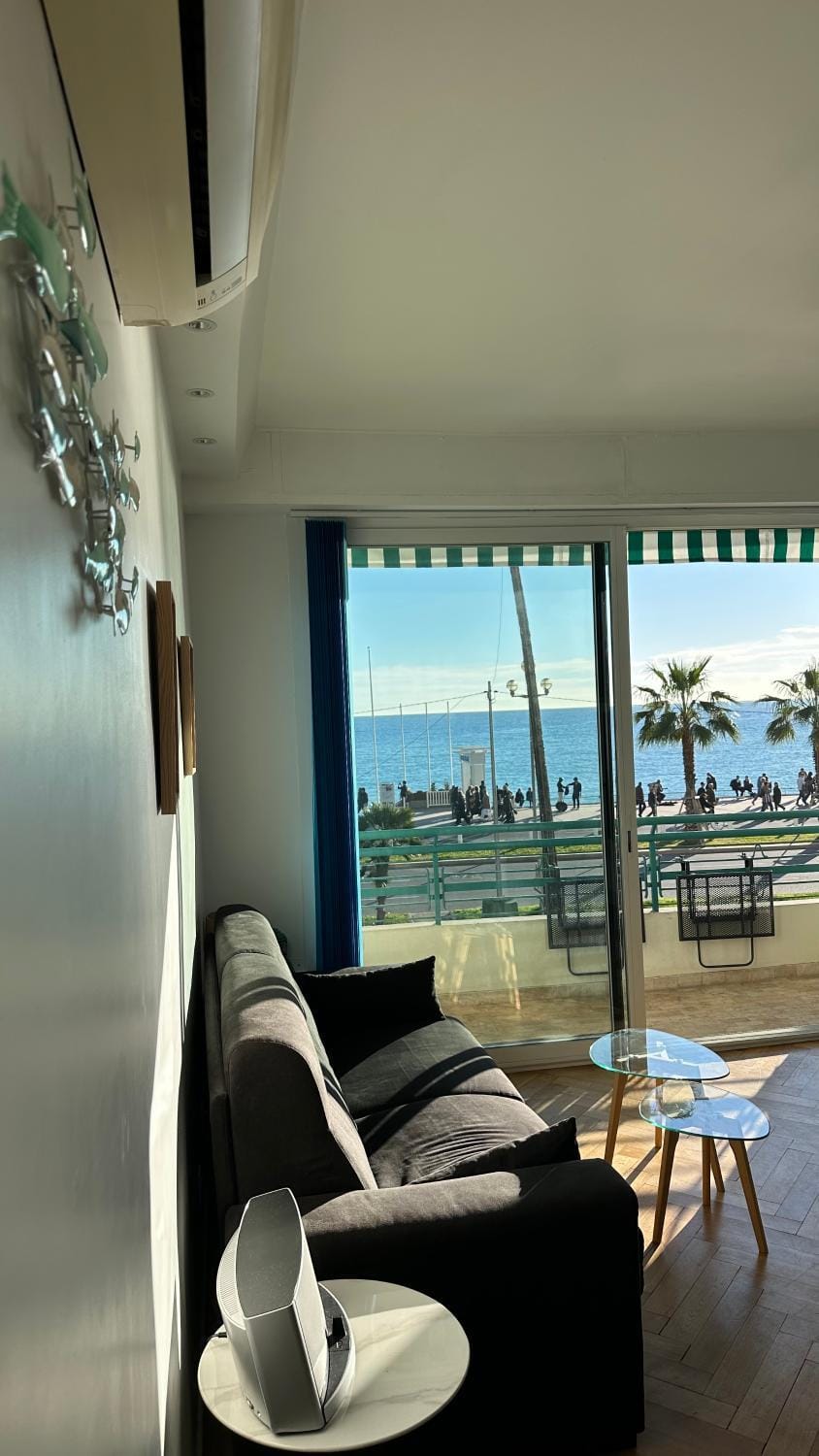 View (from property/room), Living room, Sea view